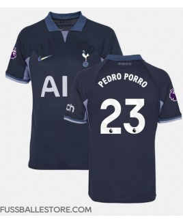 Günstige Tottenham Hotspur Pedro Porro #23 Auswärtstrikot 2023-24 Kurzarm